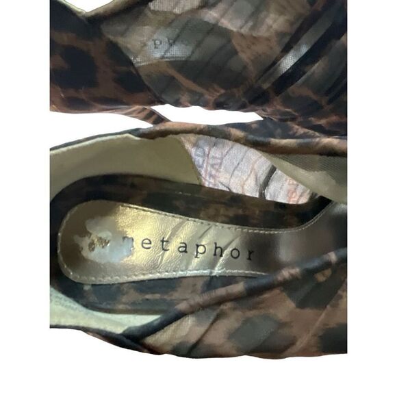 Metaphor Leopard Print Ruffle Stilettos - Picture 13 of 15